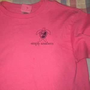 Simply Southern shirt (pink)